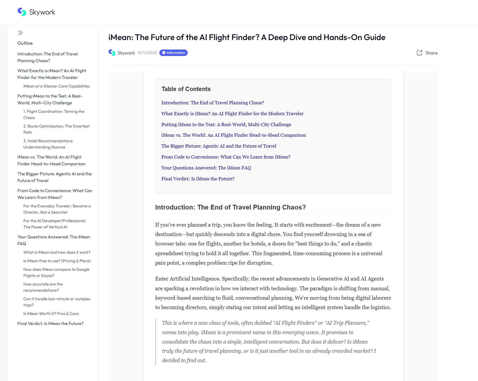 iMean AI review from the internet