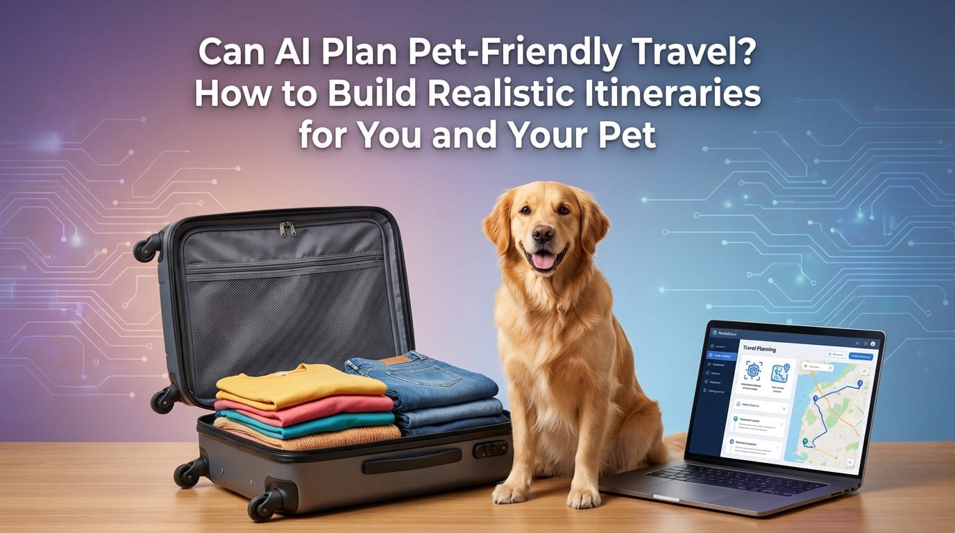 Can AI Plan Pet-Friendly Travel? How to Build Realistic Itineraries for You and Your Pet