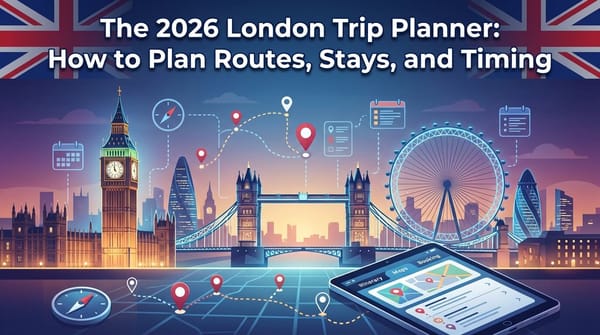 The 2026 London Trip Planner: How to Plan Routes, Stays, and Timing