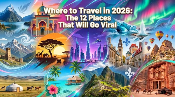 Where to Travel in 2026: The 12 Places That Will Go Viral